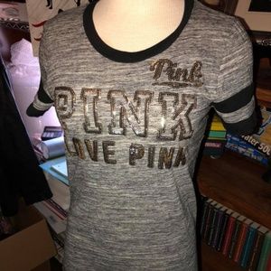 VS Pink Varsity TShirt